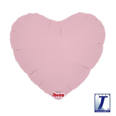 Ibrex Heart 14&quot; Pastel Pink (Unpackaged)