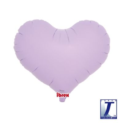 Ibrex Jelly Heart 14&quot; Pastel Lavender (Unpackaged)