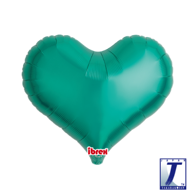 Ibrex Jelly Heart 14" Metallic Green (unpackaged)