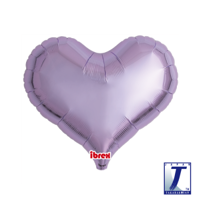 Ibrex Jelly Heart 14" Metallic Lavender (unpackaged)