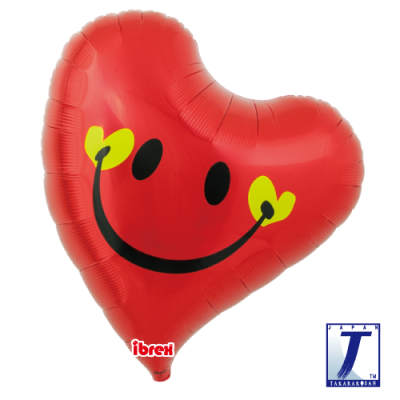 Ibrex Sweet Heart 25" Lovely Smile Metallic Red (Unpackaged)