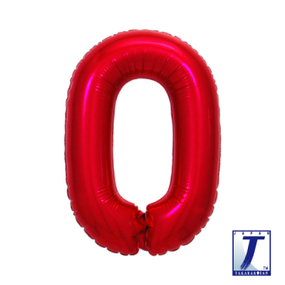 Chain Balloon 8" Metallic Red