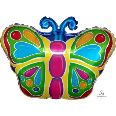 Anagram Foil Jr Shape Bright Butterfly (33cm x 45cm)