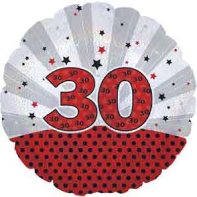 CTI Foil 45cm Dazzeloon 30th Birthday (Discontinued)