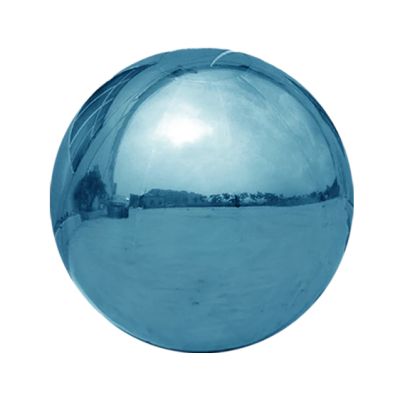 PVC Loon Balls 120cm (47") Metallic Light Blue