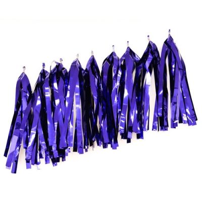 P9 Balloon Tassels (35cm x 12cm) Metallic Purple