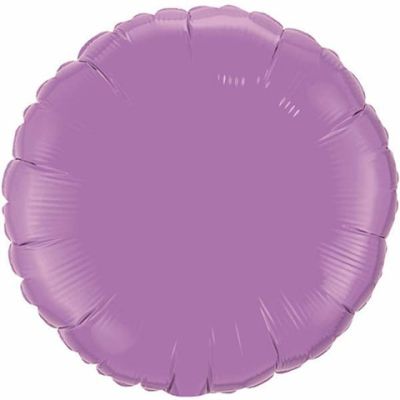 Qualatex Foil Round Solid 45cm (18") Spring Lilac (Unpackaged)