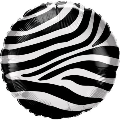 Qualatex Foil 45cm (18") Zebra Stripes