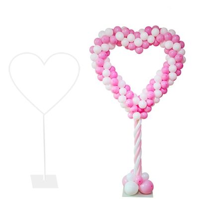 Balloon Heart Display Stand 2.4 Mt. high Metal stand indoor use