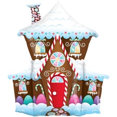 Qualatex Foil Shape 93cm (37") Gingerbread House