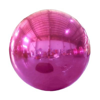 PVC Loon Balls 150cm (59") Metallic Hot Pink