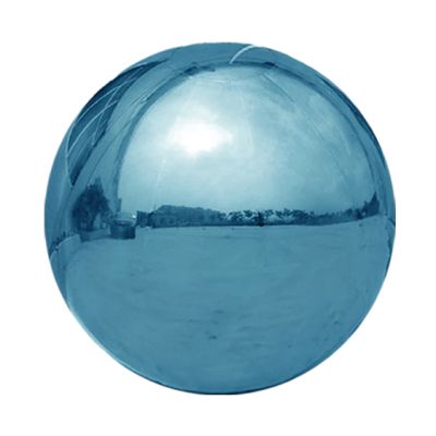 PVC Loon Balls 150cm (59") Metallic Light Blue
