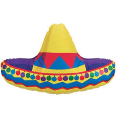 Betallic Foil Shape 81cm (32") Sombrero