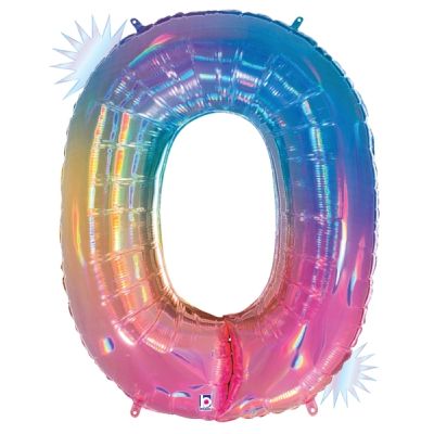 Betallic / Grabo 100cm (40") Megaloon Opal Rainbow Number 0