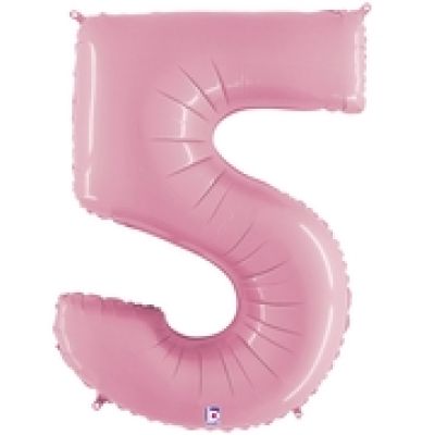 Grabo Foil Megaloon 102cm (40") Pastel Pink Number 5