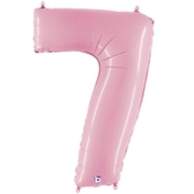 Betallic / Grabo Foil Megaloon 102cm (40") Pastel Pink Number 7