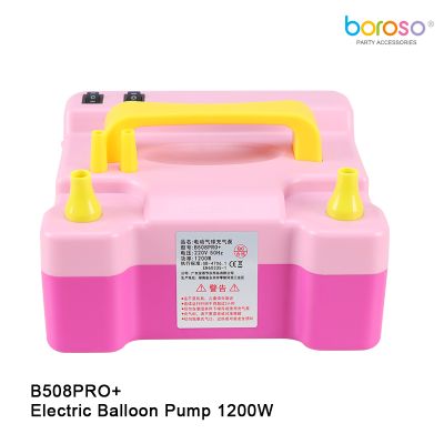 Double Stuff Balloon Inflator (For 12cm Latex) (Pink) 