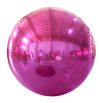 PVC Loon Balls 180cm (71") Metallic Hot Pink