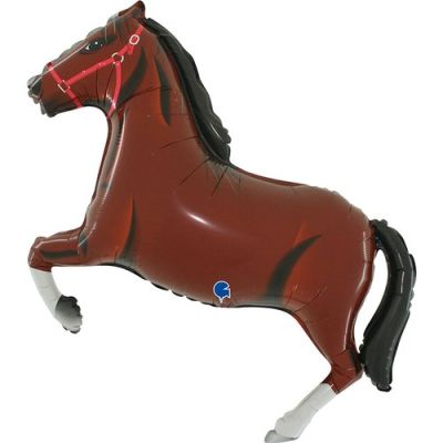 Grabo Foil Shape 86cm (34") Horse Dark Brown