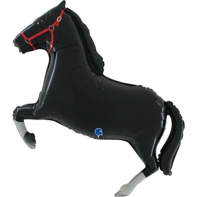Grabo Foil Shape 86cm (34") Horse Black