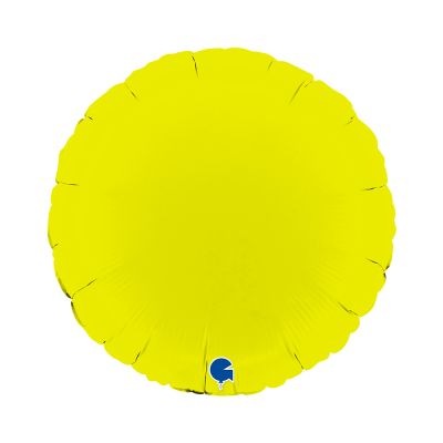 Grabo Foil Solid Colour Round 46cm (18") Matte Lime Green (Unpackaged)