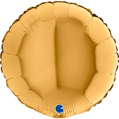 Grabo Foil Solid Colour Round 46cm (18") Gold (Unpackaged)