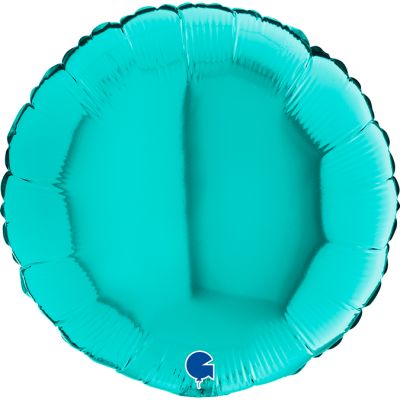 Grabo Foil Solid Colour Round 46cm (18") Tiffany Blue (Unpackaged)
