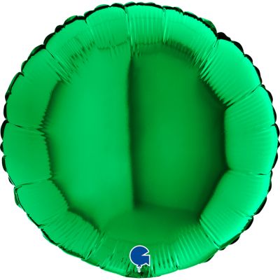 Grabo Foil Solid Colour Round 46cm (18") Green (Unpackaged)