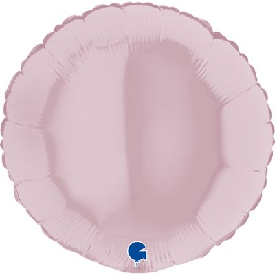 Grabo Foil Solid Colour Round 46cm (18") Pastel Pink (unpackaged)