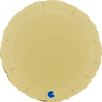 Grabo Foil Solid Colour Round 46cm (18") Matte Yellow (Unpackaged)