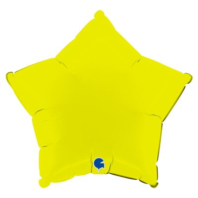 Grabo Foil Solid Colour Star 46cm (18") Matte Lime Green (Unpackaged)