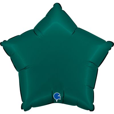 Grabo Foil Solid Colour Star 46cm (18") Satin Emerald Green (Unpackaged)