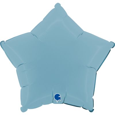 Grabo Foil Solid Colour Star 46cm (18") Matte Blue (Unpackaged)