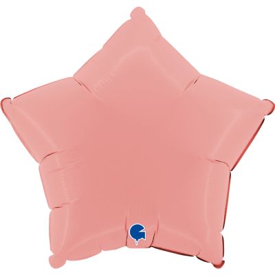 Grabo Foil Solid Colour Star 46cm (18") Matte Pink (Unpackaged)