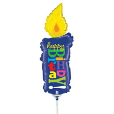 Betallic Microfoil 35cm (14") Birthday Candle - Air fill (Unpackaged) (Discontinued)