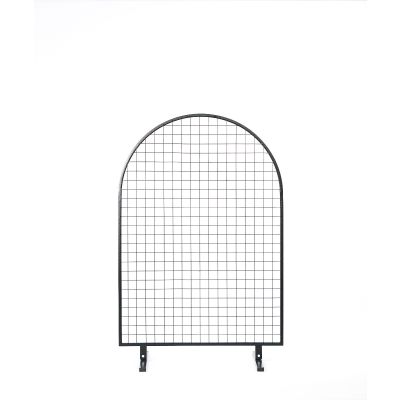 Square Mesh Frame with Rounded Top (1.5m x1m) (Black)