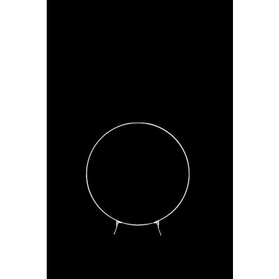 1m Balloon Frame Circle (No Mesh) (White)
