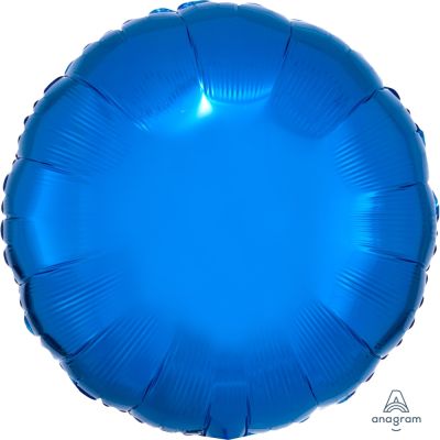 Anagram Foil Solid Colour Round 45cm (18") Metallic Blue
