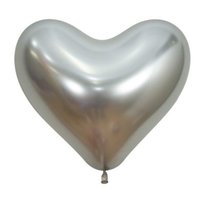 DTX (Sempertex) Heart Latex 50/35cm Reflex Silver