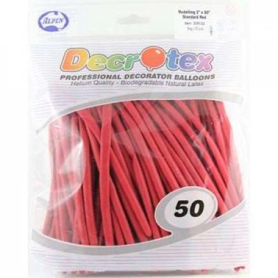 DTX (Sempertex) 50/260s Modelling Balloon Fashion Red