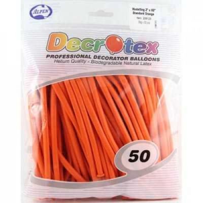 DTX (Sempertex) 50/260s Modelling Balloon Fashion Orange
