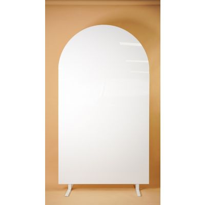 Acrylic Arch Backdrop 2100 x 1200mm White (Frame not Included)