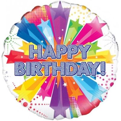 Oaktree Foil 45cm Happy Birthday Bright Star