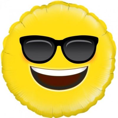 Oaktree Foil 45cm Emoji Cool Sunglasses