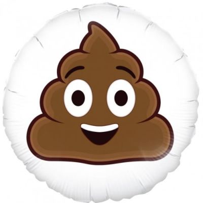 Oaktree Foil 45cm Emoji Smiling Poop
