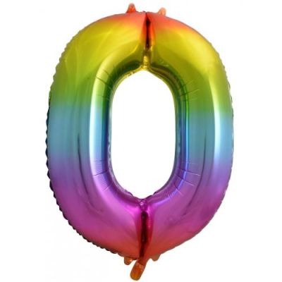Decrotex Foil 86cm (34") Rainbow Number 0