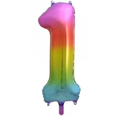 Decrotex Foil 86cm (34") Rainbow Number 1