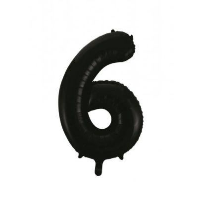 Decrotex Foil 86cm (34") Black Number 6