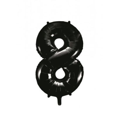 Decrotex Foil 86cm (34") Black Number 8