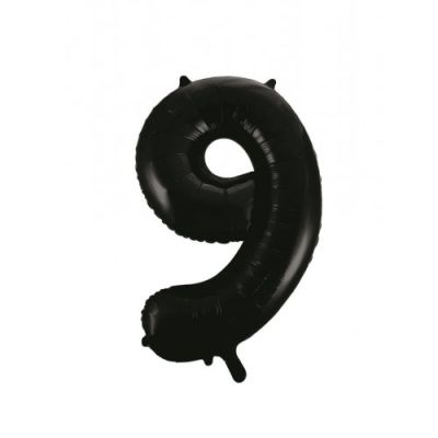Decrotex Foil 86cm (34") Black Number 9